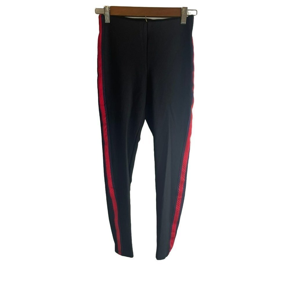 Halogen Black Striped Leg Athletic Pants Size XXS Petite